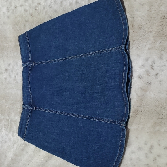 Altered State Button Up Blue Jean Above The Knee Skirt Size S Waist 28 Inches - Picture 5 of 5